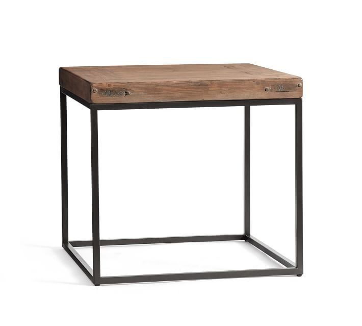 Malcolm End Table, Glazed Pine | Pottery Barn (US)