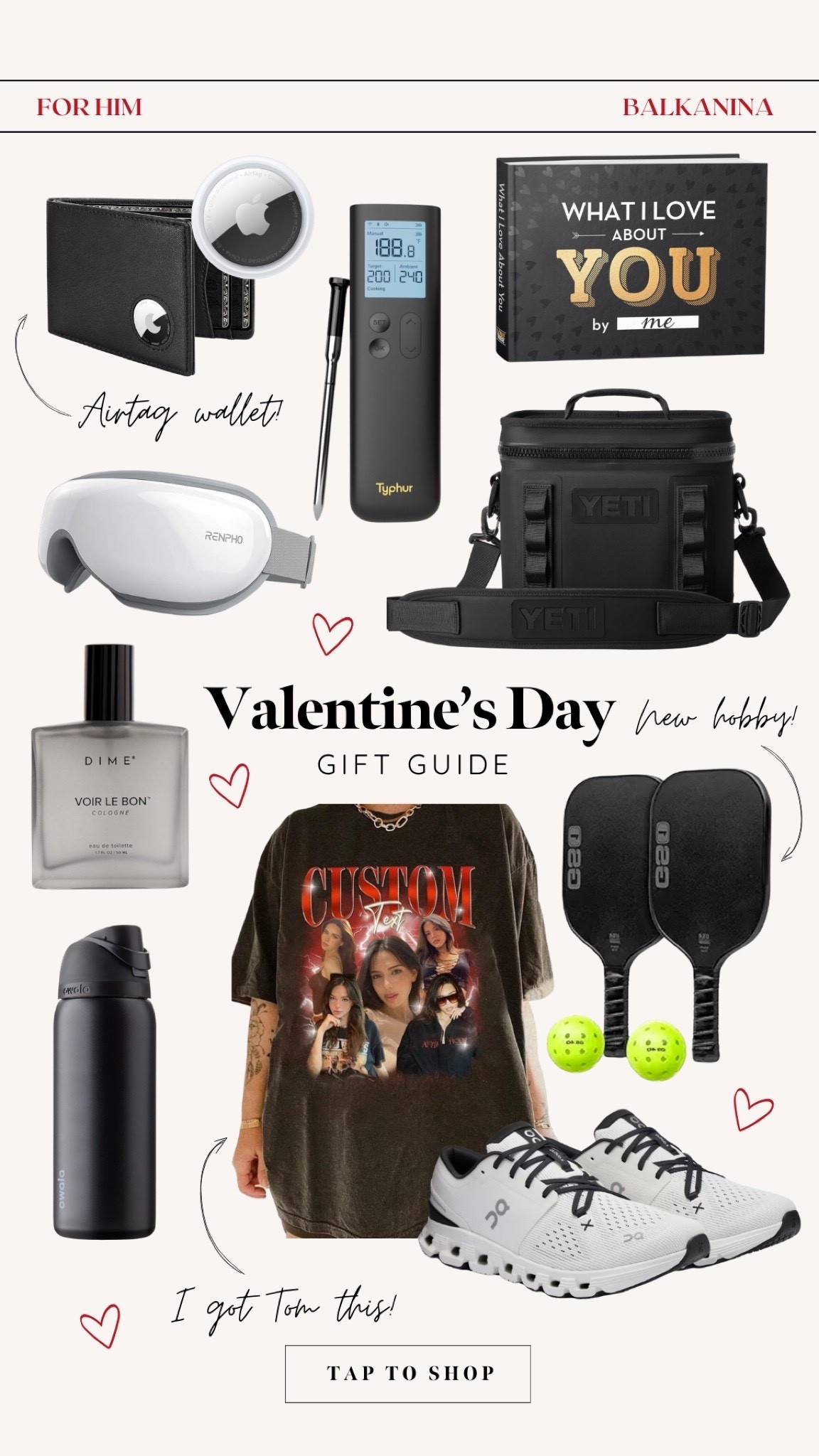 Valentine's Gift Guide for Him, things your guy really wants this Valentine's Day! Practical and fun! 

#LTKMens #LTKSeasonal #LTKFindsUnder50