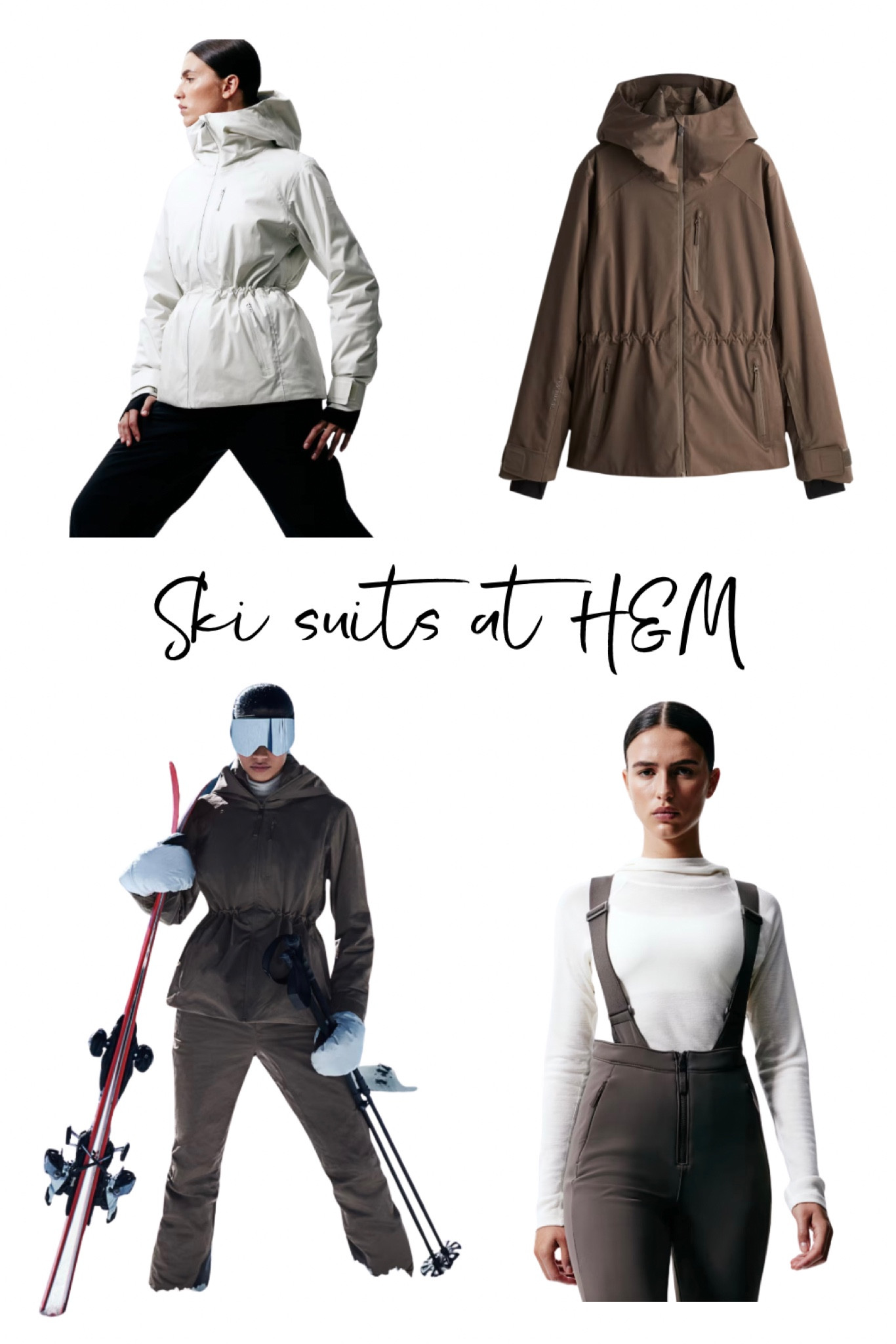 Ski wear now in at H&M including a ski suit in the colour of the season - chocolate brown! #ski #snow 

#LTKuk #LTKwinter #LTKtravel