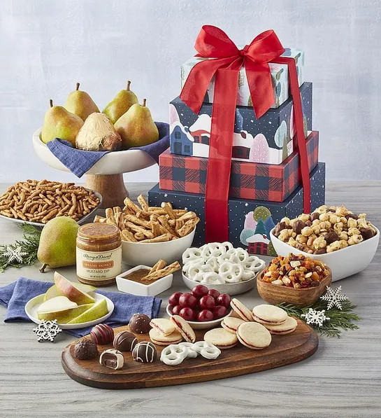 Deluxe Holiday David's Gift Tower | Harry & David