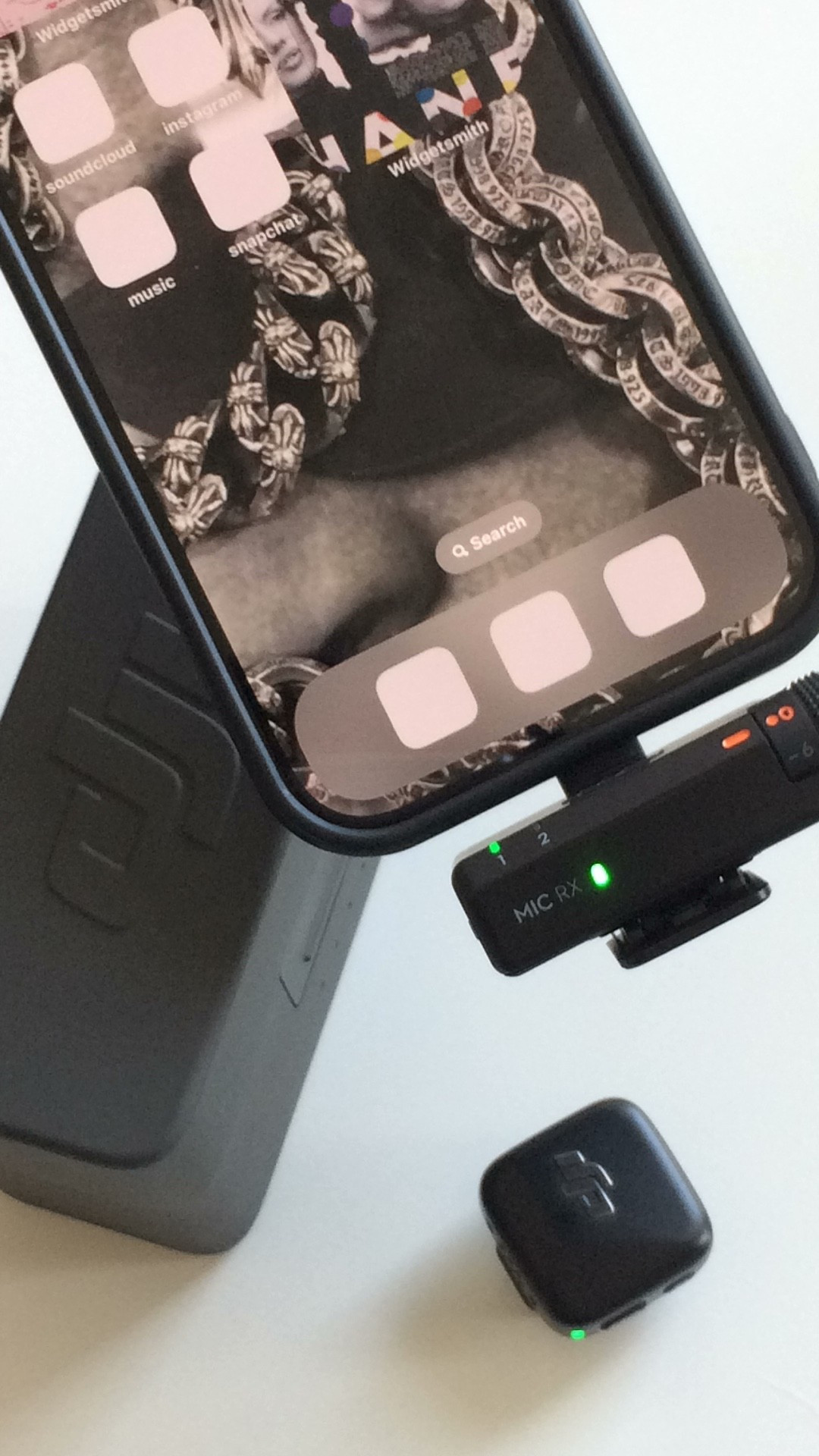 connecting my dji mic mini to my iphone 15 pro — shop the dji mic mini using the link below!