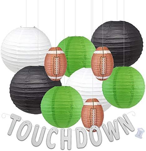 Just Artifacts Decorative 20pcs Game Day Football Paper Lanterns (Philadelphia) | Amazon (US)