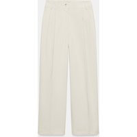 Zara - Pleated Barrel Pants - Ecru - Xs - Woman | Zara US
