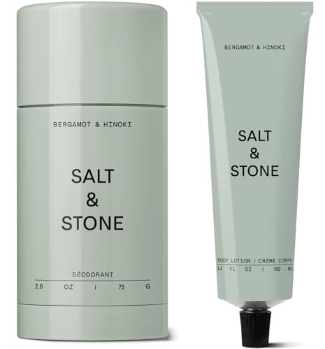Salt & Stone Deodorant + Body Lotion | Bergamot & Hinoki | Amazon (US)