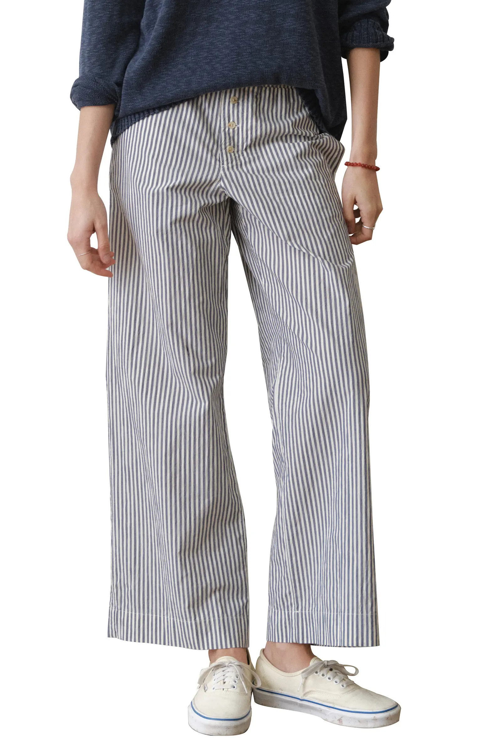 Stripe Pima Cotton Boxer Pants | Nordstrom
