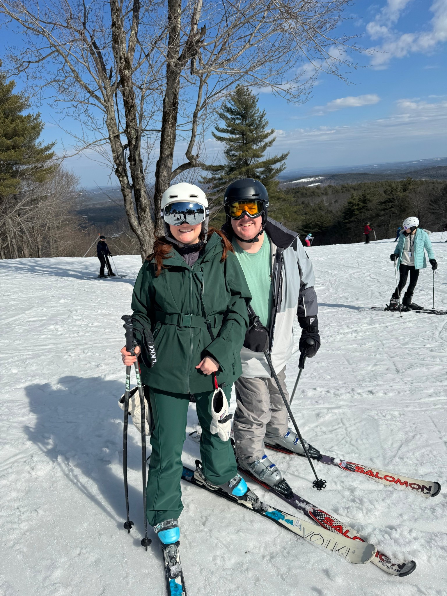 Black Friday sale on everything at Halfdays.  These are the most flattering skiwear pieces I have ever seen. This is the Aston ski jacket  in Alpine green and the matching Emma soft shell snow pant in short length which is perfect for my 5’3 frame.  The pants have fleece lining and some stretch so they are the most fabulous figure hugging, sexy snow pants ever made!  This brand fits very TTS.  This is their longest jacket so if you’re very petite you may want the Georgie cropped puffer or the Lawrence jacket. The belt is fantastic to help define your waist.  

#LTKPetite #LTKCyberWeek #LTKSaleAlert