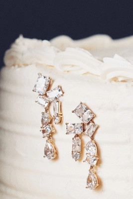 NADRI Crystal Chandelier Drop Earrings | Anthropologie (US)