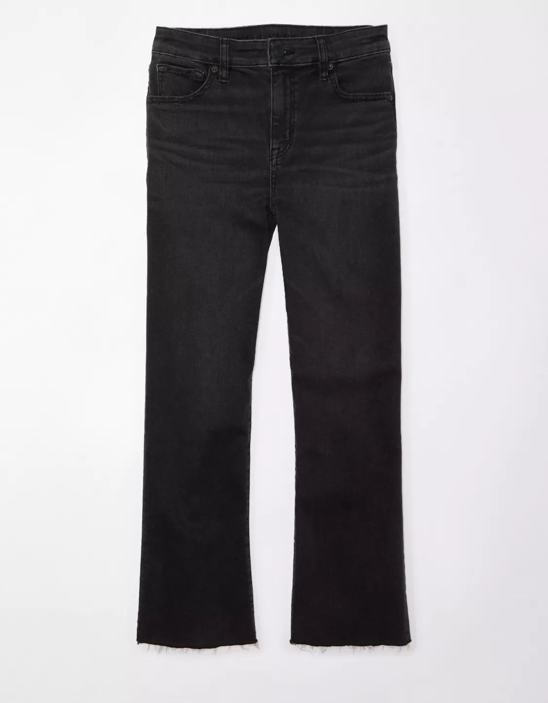 AE Next Level High-Waisted Kick Bootcut Crop Jean | American Eagle Outfitters (US & CA)