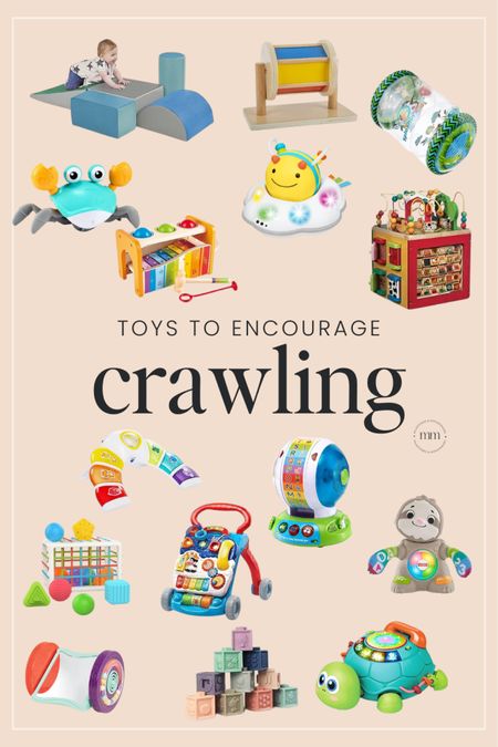 Get your baby crawling! These toys help encourage hip strengthening for crawling, working on weight shifting, arm strength for crawling, and core strength for crawling! Help encourage your little one with forward movement! 

#LTKbaby #LTKfindsunder100 #LTKkids