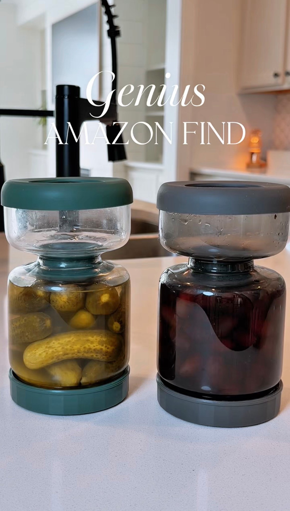 Amazon kitchen finds. Pickle jar.

#LTKHome #LTKfoodie #LTKOver40