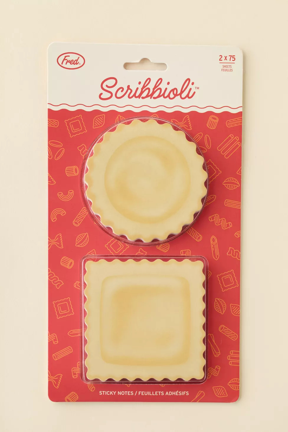 Fred & Friends Scribboli Pasta Shaped Sticky Notepad Set | Urban Outfitters (US and RoW)
