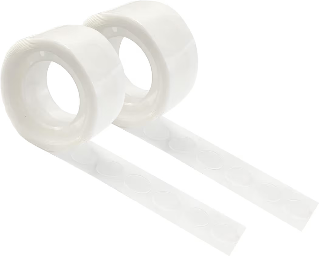 HANWER 200 PCS Glue Points for Balloons, Removable Sticky Point Tape, Adhesive Double Sided Clear... | Amazon (US)