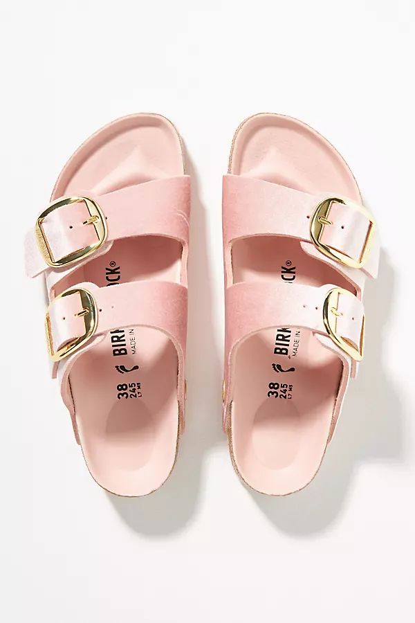 Birkenstock Arizona Velvet Sandals By Birkenstock in Pink Size 38 | Anthropologie (US)