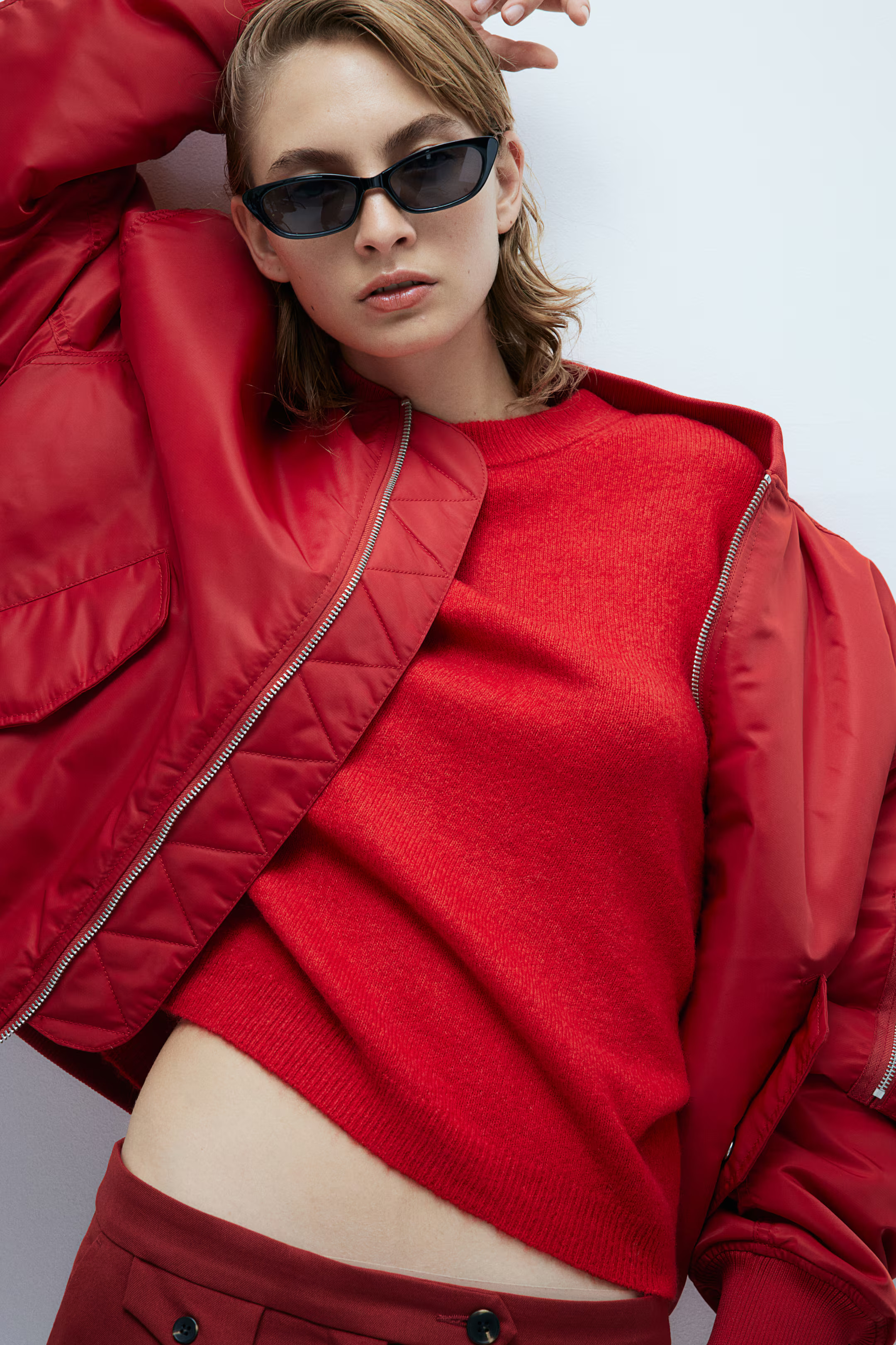 Knit Sweater - Red - Ladies | H&M US | H&M (US + CA)