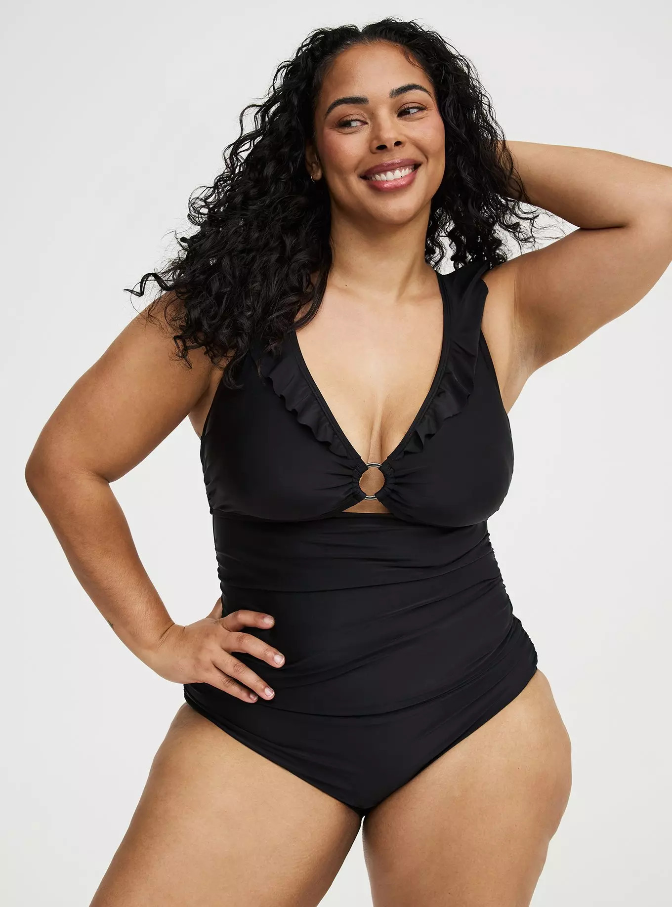 Flutter O-Ring One Piece Swimsuit | Torrid (US & Canada)