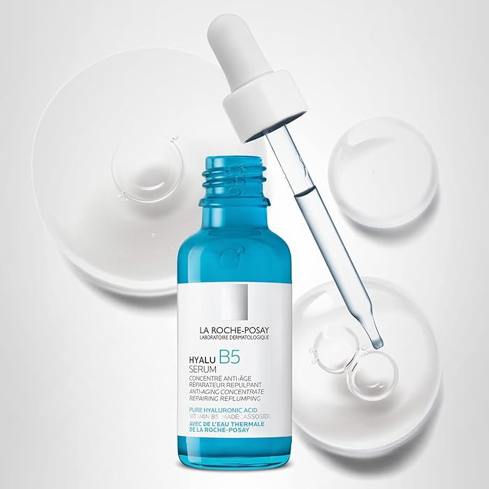 La Roche-Posay Hyalu B5 Pure Hyaluronic Acid Serum for Face, Vitamin B5 + Hyaluronic Acid + Madec... | Amazon (US)