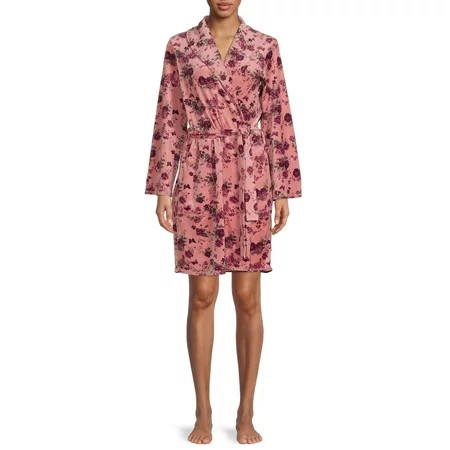 Jessica Simpson Women’s Velour Robe, Sizes S-L | Walmart (US)