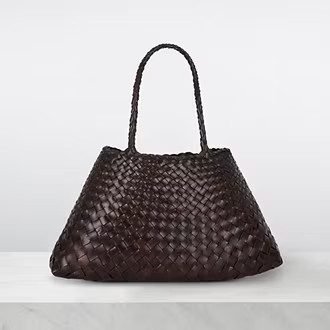 Santa Croce Small Woven Leather Tote Bag | Brown Thomas (IE)