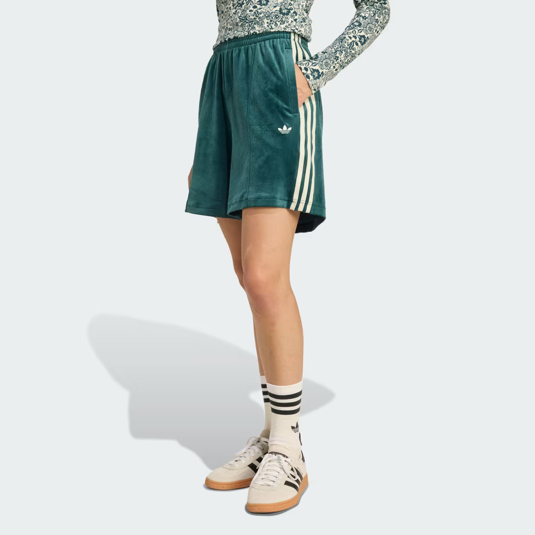 adidas Originals x Liberty London Debossed Velvet Shorts | adidas (US)