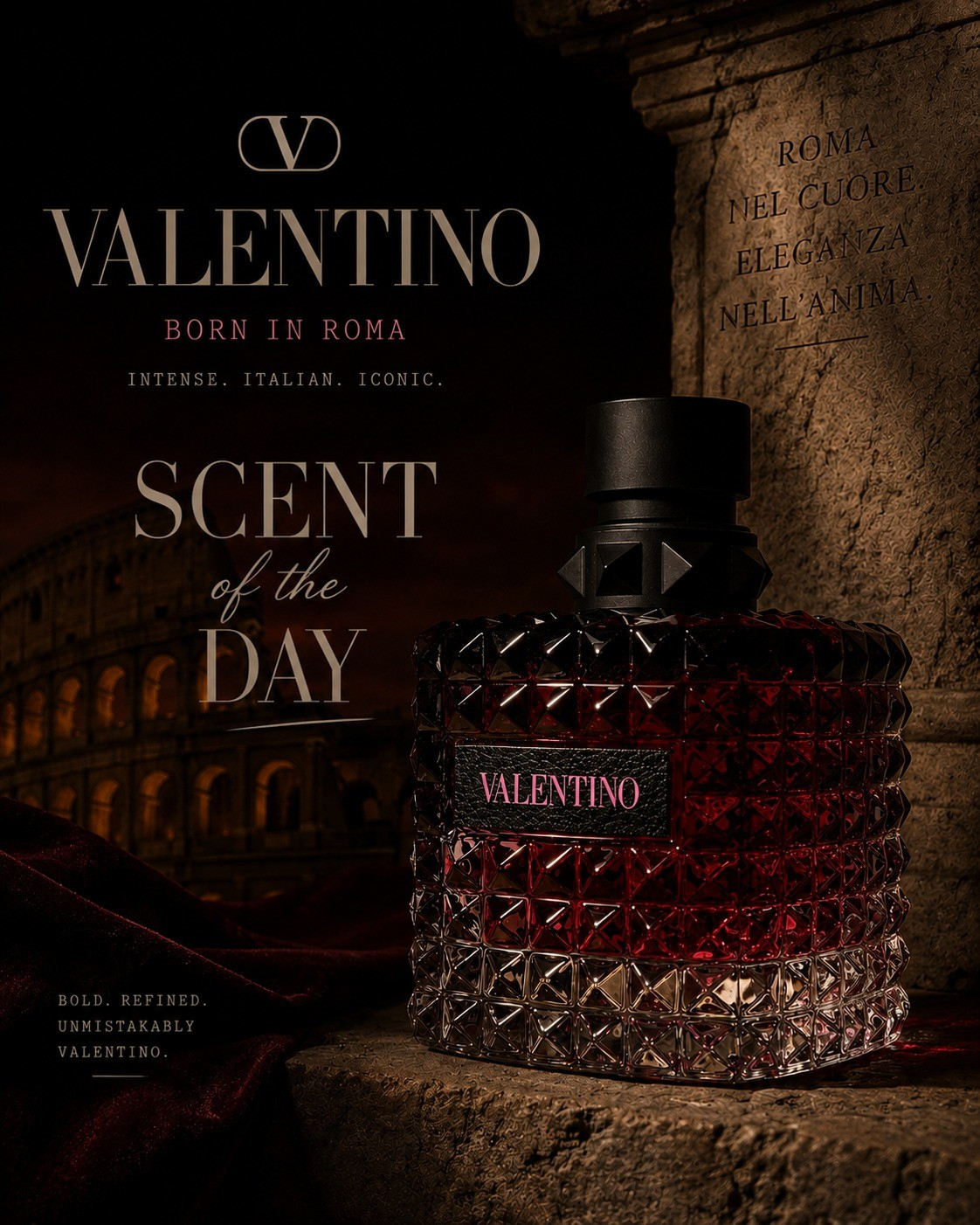 ✨ Scent of the Day ✨Valentino Born in Roma Intense — bold, sophisticated, and unforgettable. ❤️This fragrance is the perfect blend of confidence and elegance, leaving a trail that feels both luxurious and captivating. Whether it's a day of exploring or an evening out, this scent always makes a statement.What's your scent of the day?

#LTKgrwm #LTKBeauty #LTKTravel