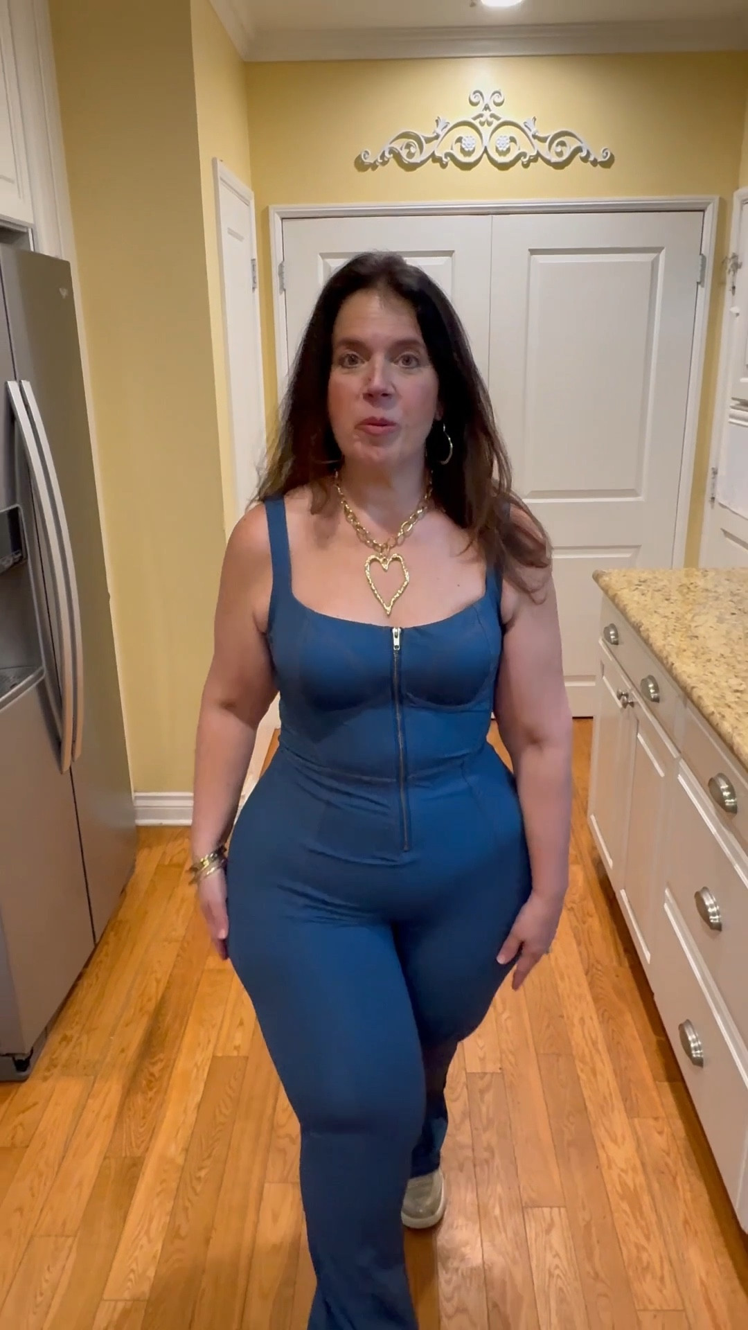 Scroll Stopper!!!💃🏻

Speechless, once again! 

It is hard to put into words how this revival journey is giving me life. Truly, I had no idea where I had gotten to because I always felt like I looked like I was still here🤷🏻‍♀️

This @popilush shapewear jumpsuit is brilliant construction, gorgeous design and I love the trim elements. Available in gray, too. The compression is mostly in the torso.
#midsizestyle #plussizesavailable

Added my current favorite protein drink and electrolytes to this post also because I was sipping on it to continue to meet my goals while I filming this video. What’s your favorite? 

Let me know if you want the best price comparison for this outfit too by commenting “I want the Best Price!"

#LTKOver40 #LTKWatchNow #LTKActive