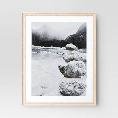 22" x 28" Matted to 18" x 24" Wedge Poster Frame Natural - Threshold™ | Target
