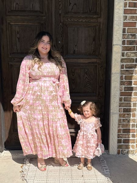 Mommy and me dresses, Easter dress, spring dress, toddler dress, pink and gold, Wedding guest dress, Vacation outfit, Resort wear,  Date night outfit, Spring outfit, Dress


#LTKSeasonal #LTKstyletip #LTKplussize