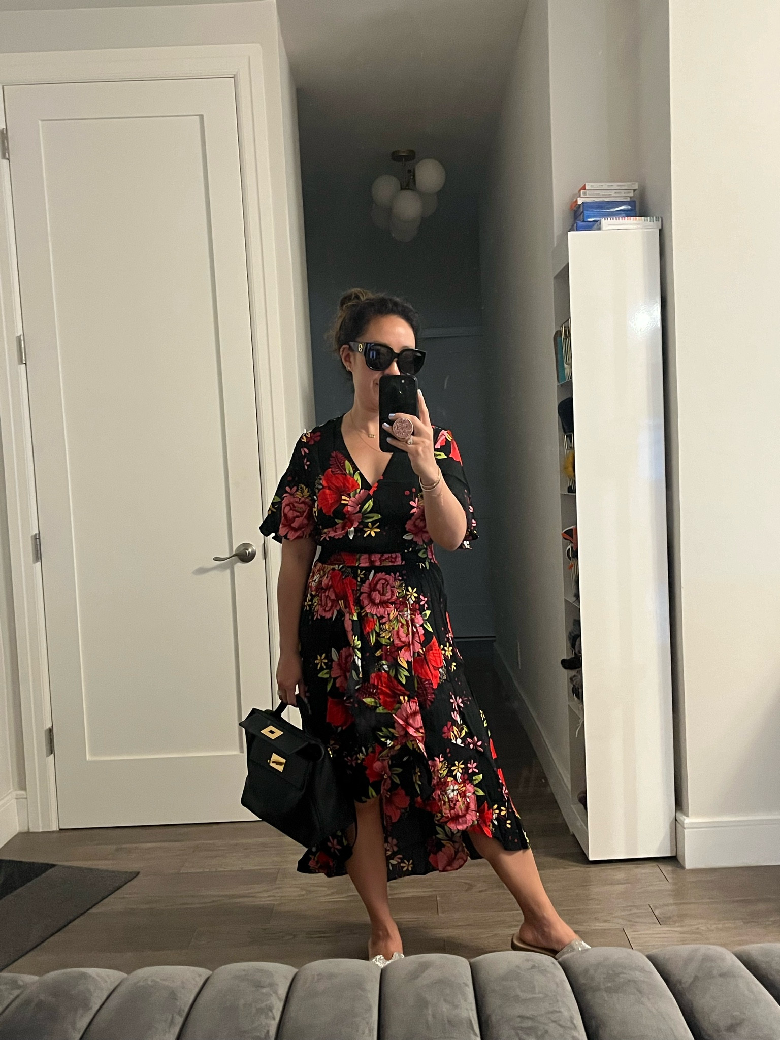 Mixing a little color with black. Spring dress. Wearing an xs. Amazon fashion. Amazon find.

#LTKfindsunder50 #LTKswim #LTKtravel