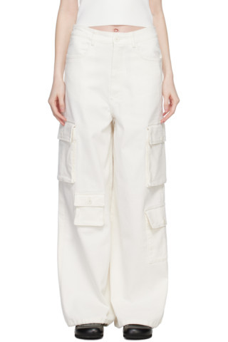 The Frankie Shop - White Hailey Jeans | SSENSE