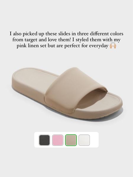 $20 slides from target. I usually wear 7.5 and sized up to a 8 ✨