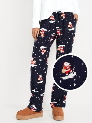 Mid-Rise Printed Flannel Pajama Pants | Old Navy (US)