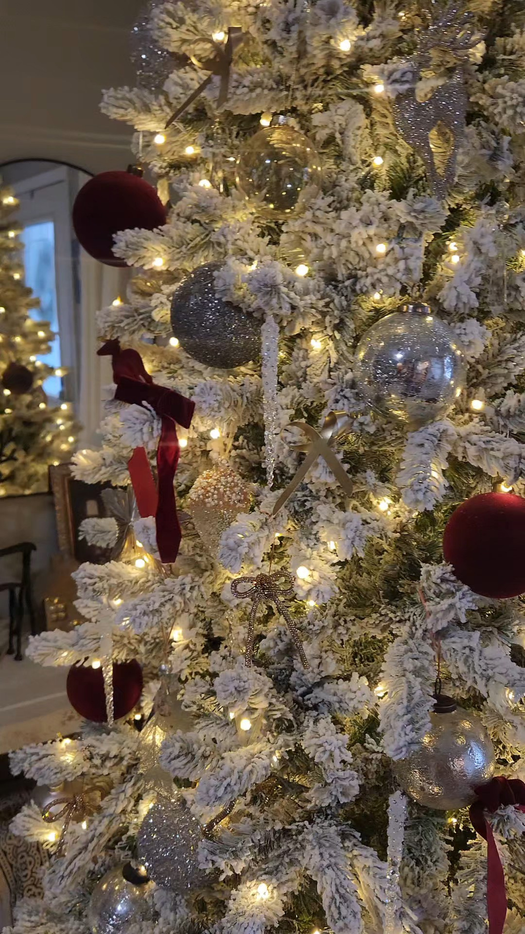 Shop my reel, burgundy bows, gold bows, gold bow christmas tree topper, deer, neutral nativity set, christmas tree

#LTKGiftGuide #LTKHoliday #LTKHome