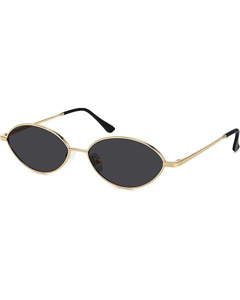 Retro Oval Sunglasses for Women Mens with Spring Hinge Sunnies AP3696 | Amazon (US)