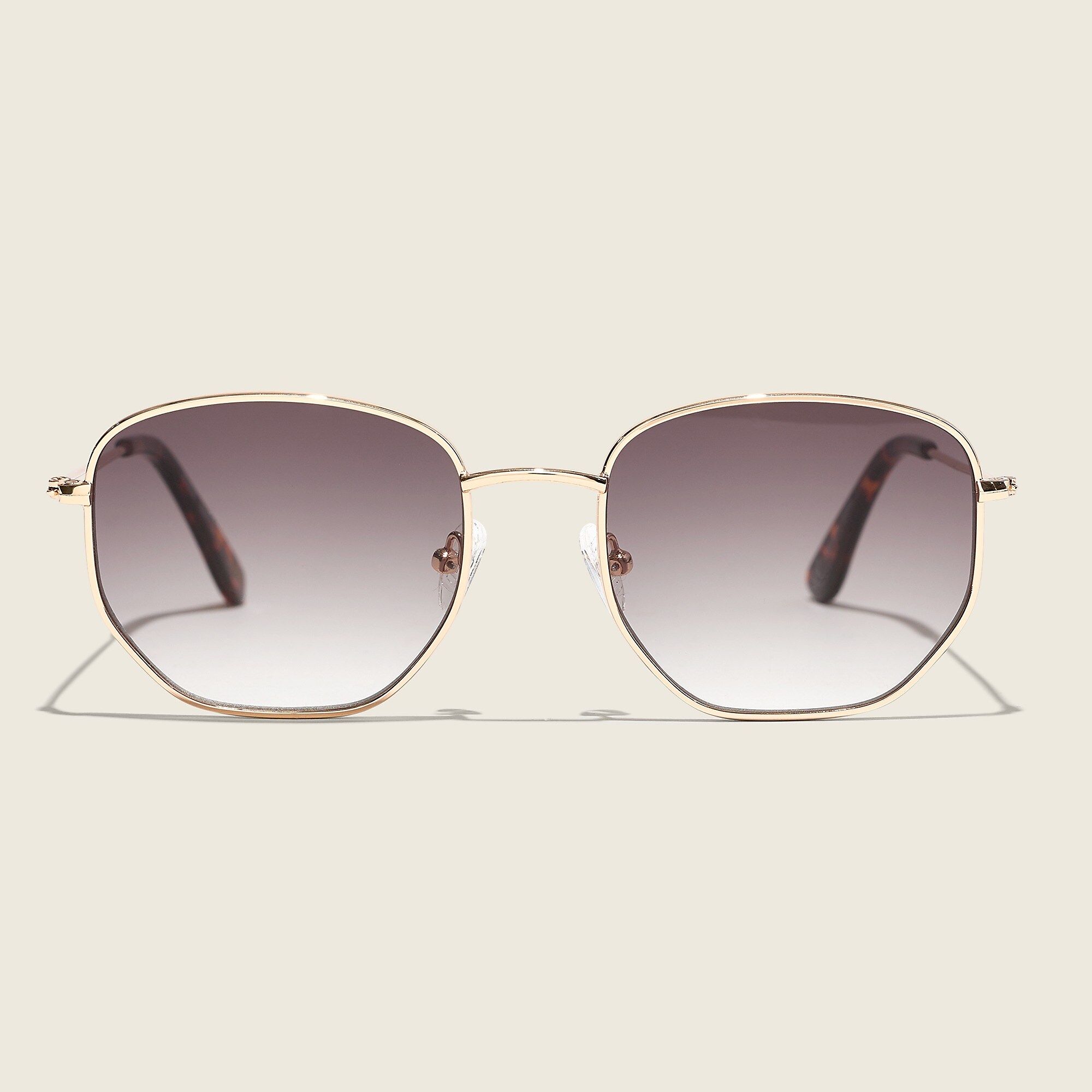 Geometric wire-frame sunglasses | J.Crew US