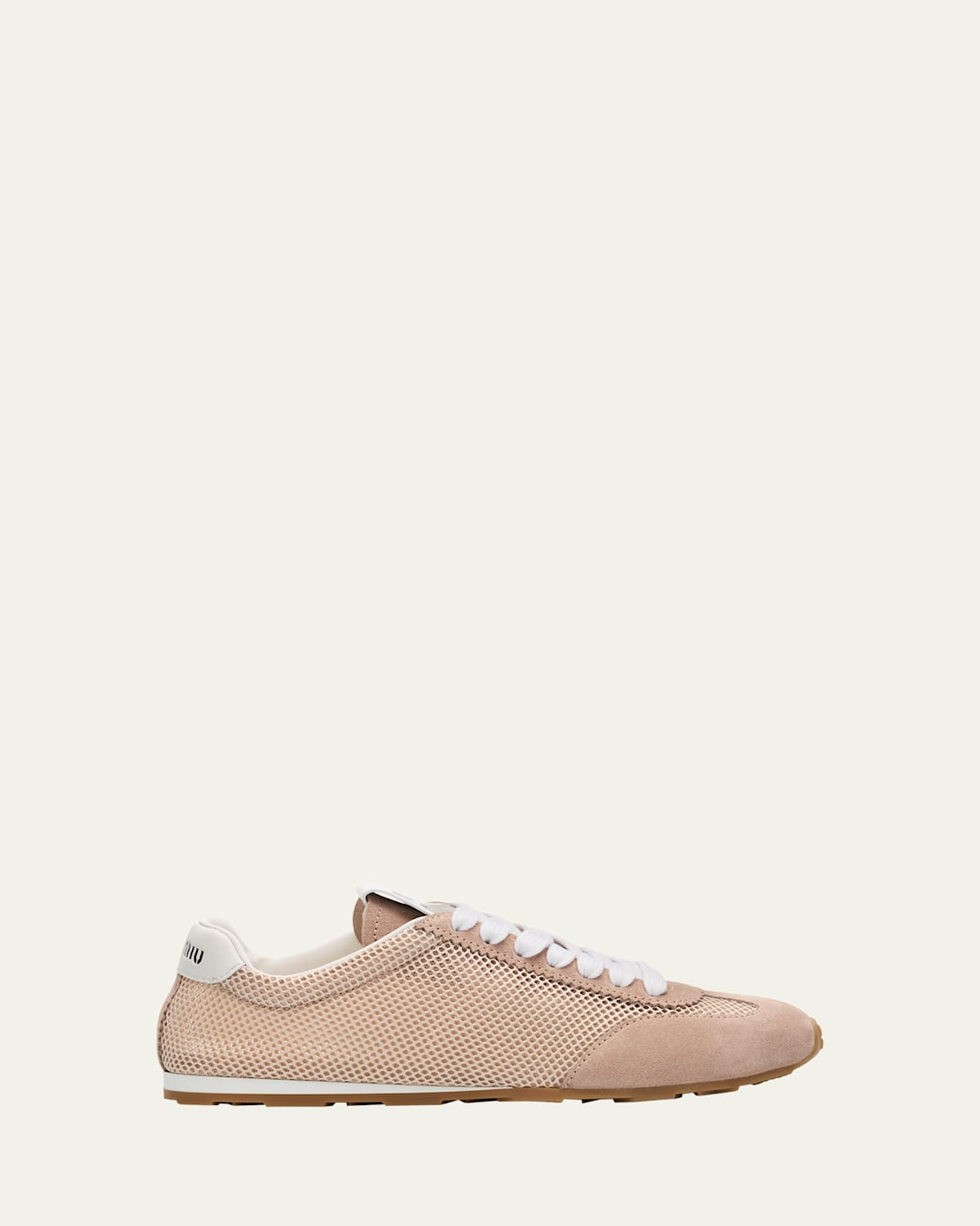 Low-Top Mesh Suede Sneakers | Bergdorf Goodman