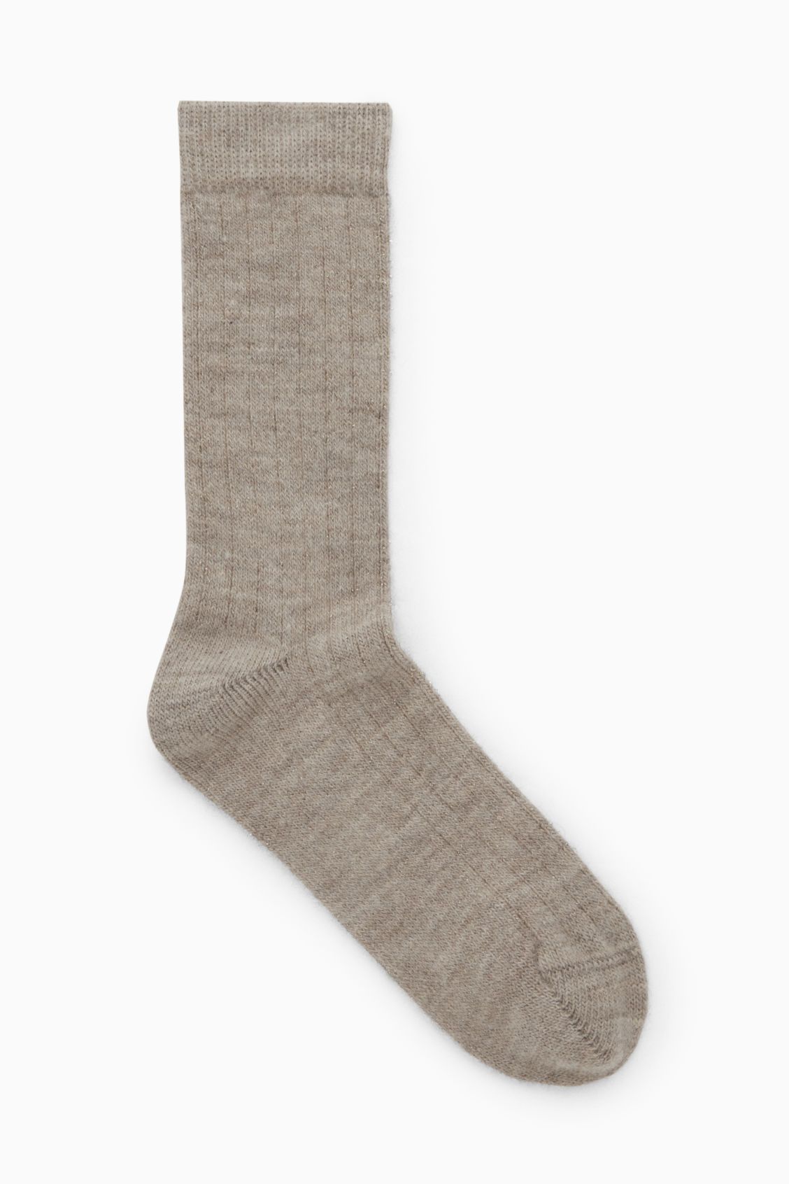 SPARKLY ANKLE SOCKS - BEIGE - COS | COS UK