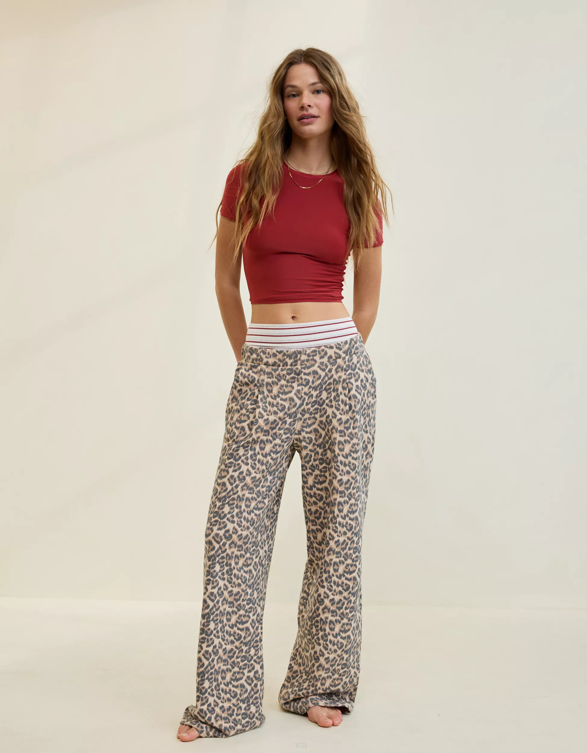 Aerie New Heights Fleece Trouser | Aerie