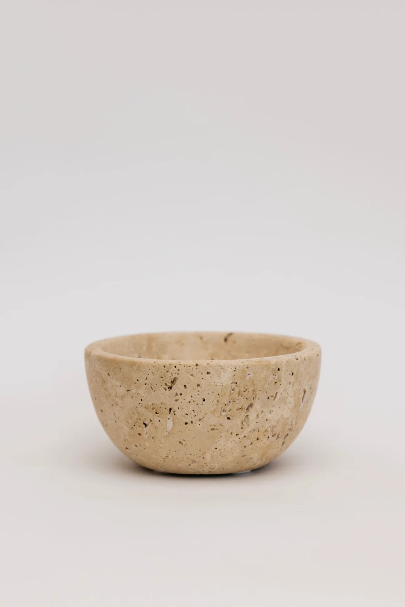 Santana Travertine Bowl | THELIFESTYLEDCO | THELIFESTYLEDCO