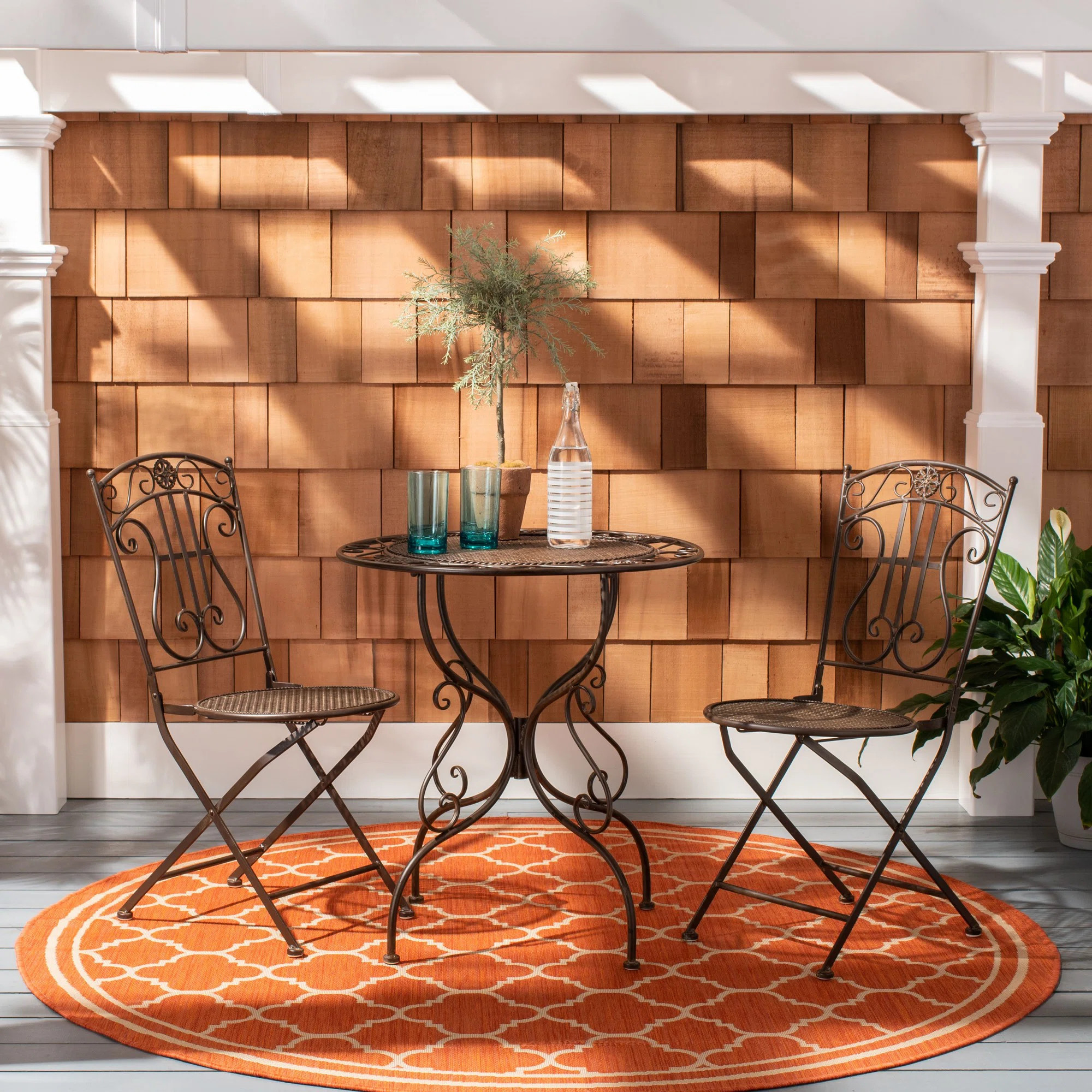 Aisling 2 - Person Round Outdoor Dining Set | Wayfair North America