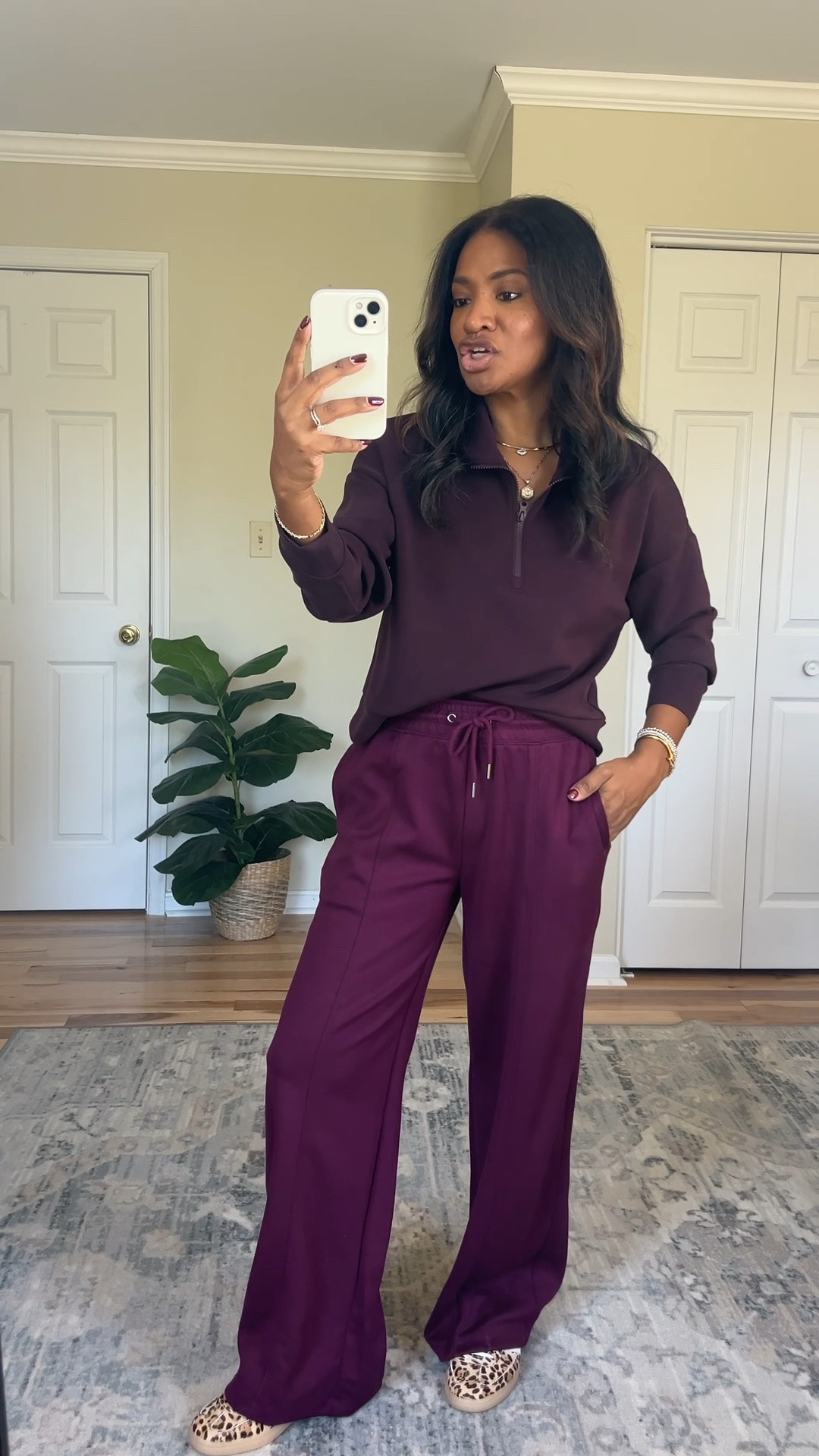 Mixing and matching mistake but turned out okay! I’m wearing a medium in the top and small in the pants

#LTKootd #LTKgrwm #LTKOver40