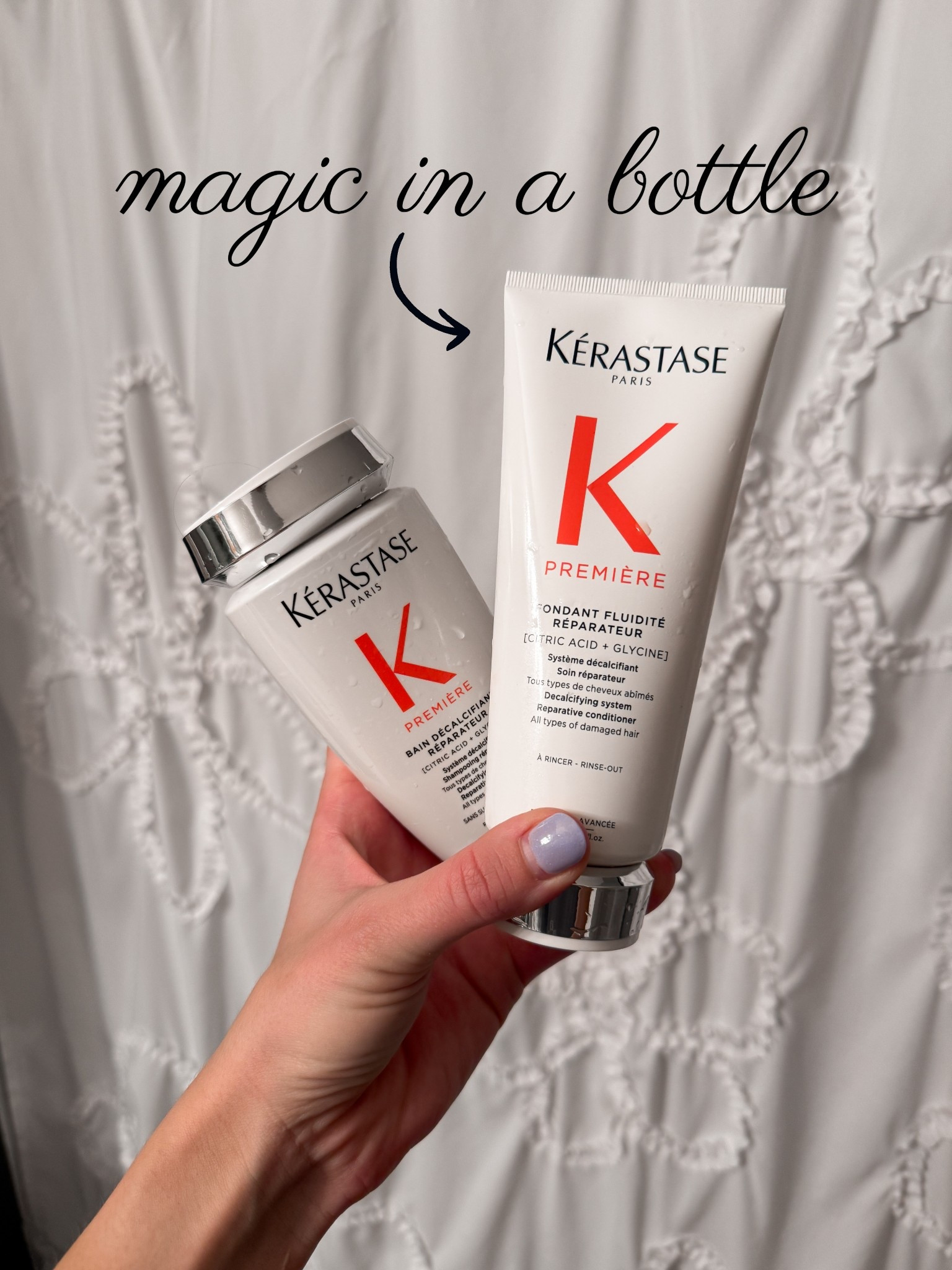 My new obsession 😍 this stuff smells so good + has really helped to fix my damaged, dry hair! 

#LTKU #LTKBeauty #LTKFindsUnder100