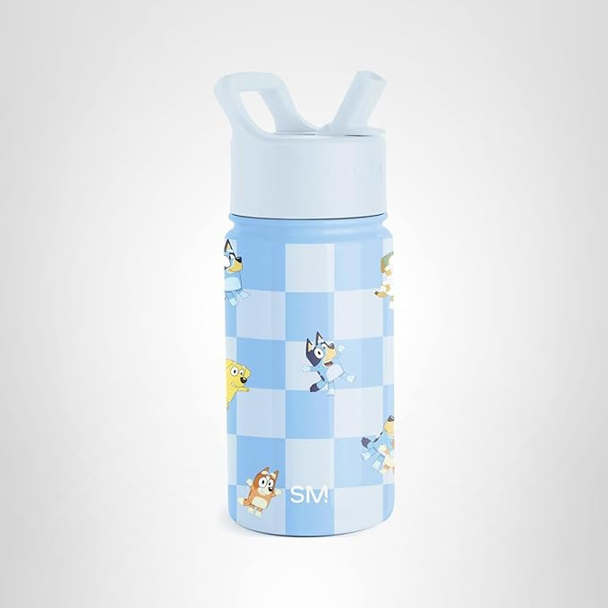 Simple Modern Kids Summit Water Bottle with Straw Lid | Bluey 14oz Stainless Steel Cup Insulated ... | Amazon (US)