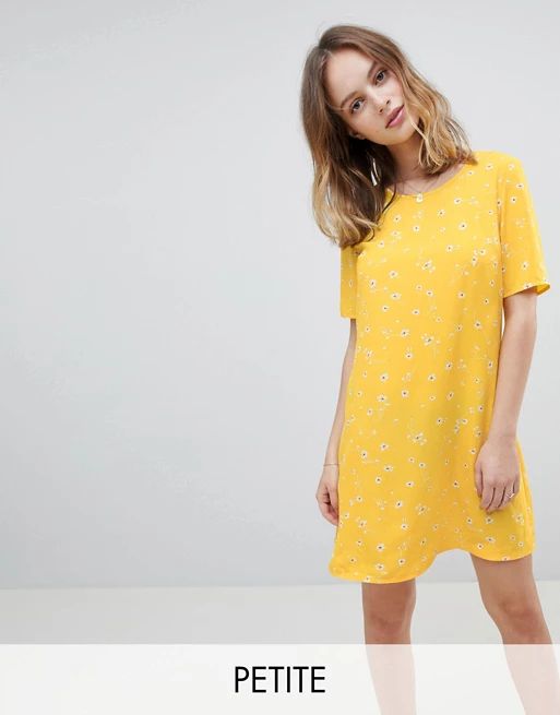 Glamorous Petite Shift Dress In Ditsy Floral | ASOS US