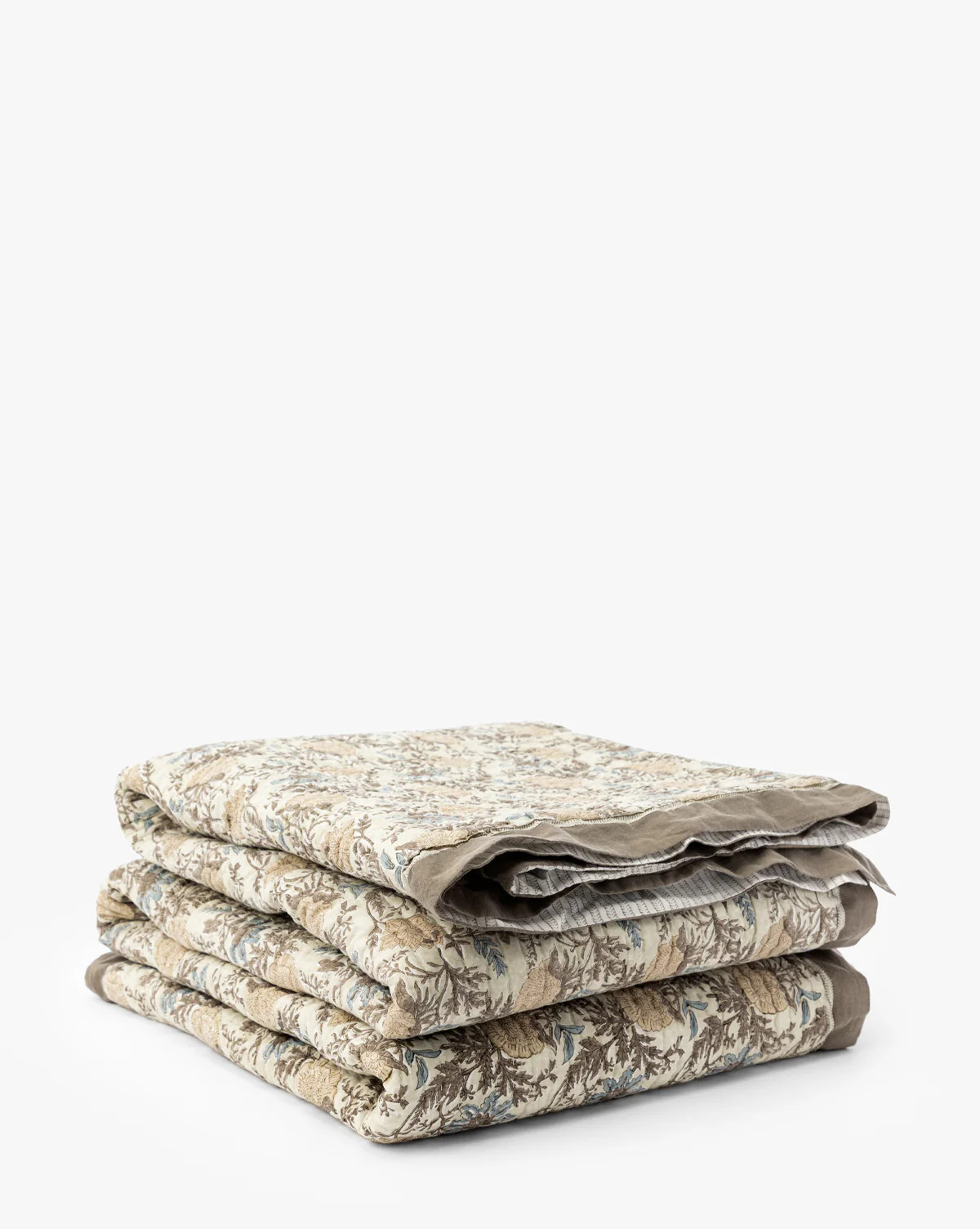 Audrey Tan Block Print Quilt | McGee & Co. (US)