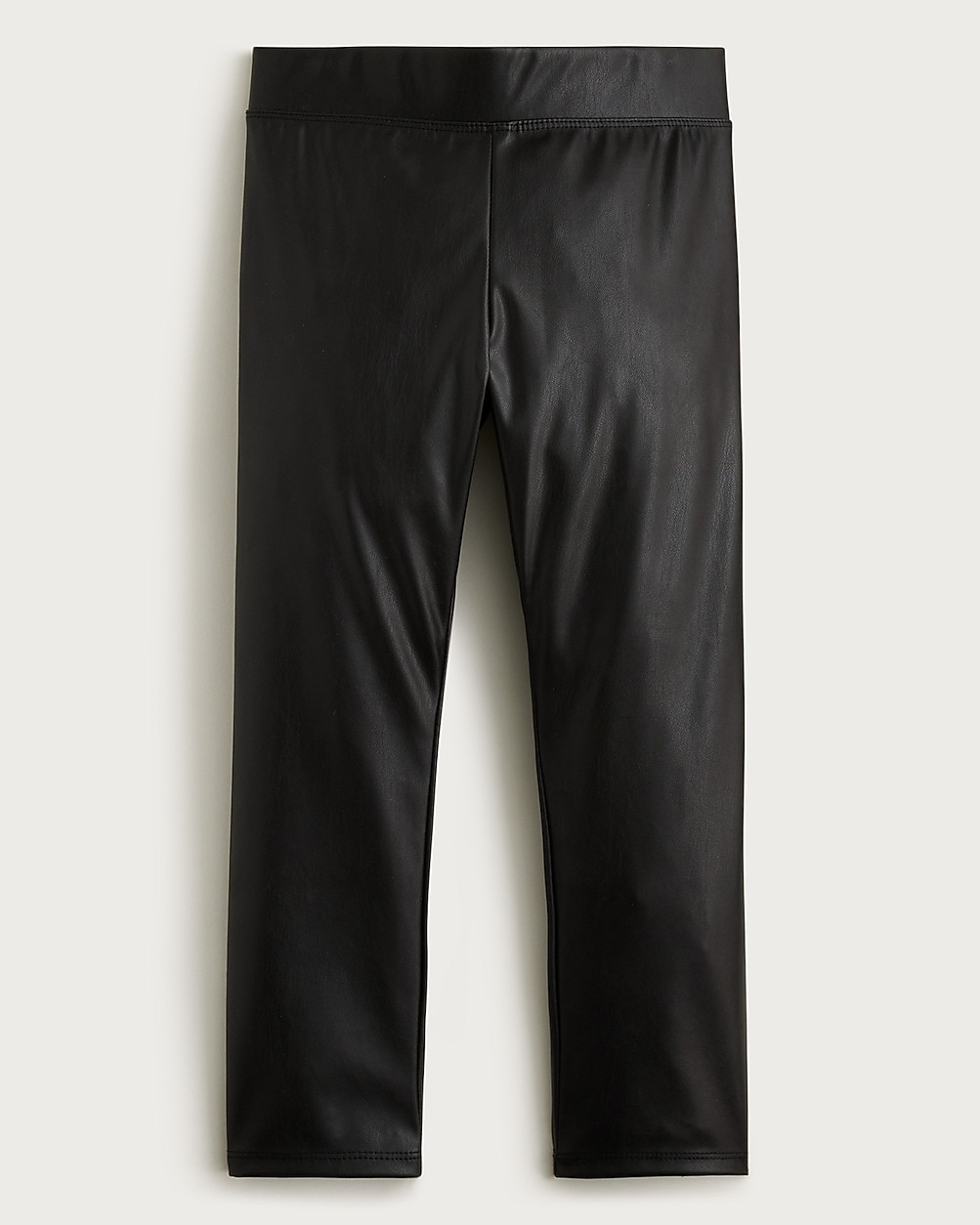Girls' faux-leather leggings | J. Crew US