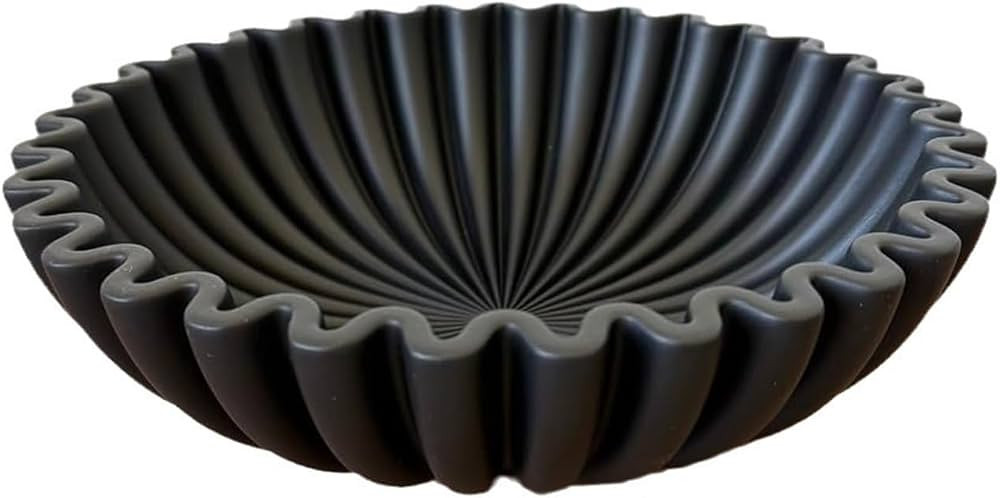 Smalibal Large Decorative Bowl Black Decorative Bowls for Home Decor Modern Living Room Home Offi... | Amazon (CA)