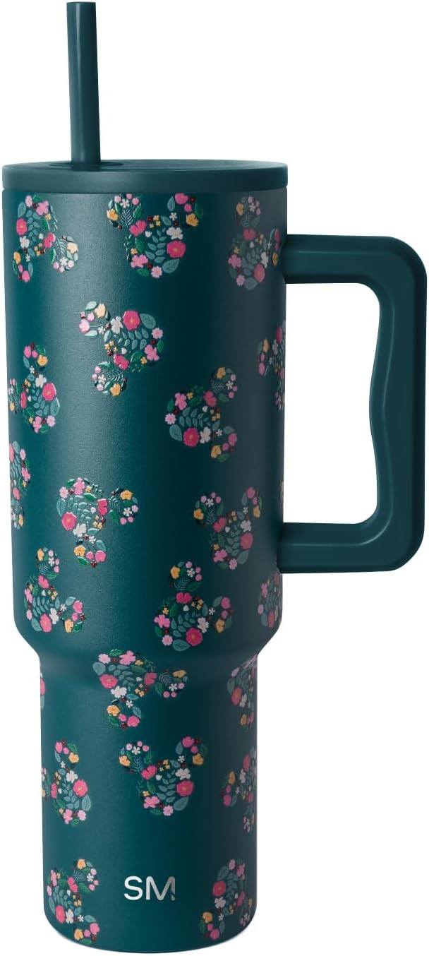 Simple Modern Disney 40 oz Tumbler with Handle and Straw Lid | Insulated Reusable Stainless Steel... | Amazon (US)