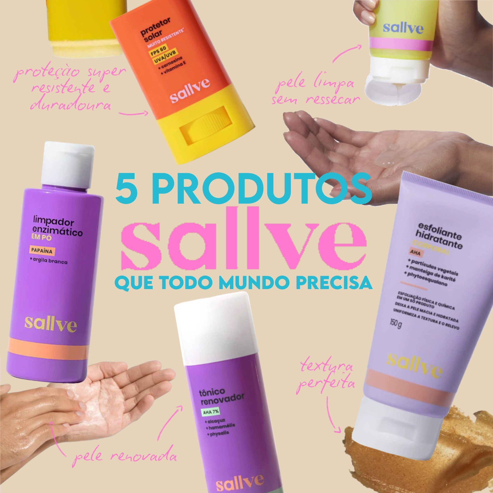 Os top produtos que eu indico quando alguém pergunta o que comprar da Sallve 🧡🩷🩵



#LTKbrasil #LTKbeleza #LTKguiadepresente