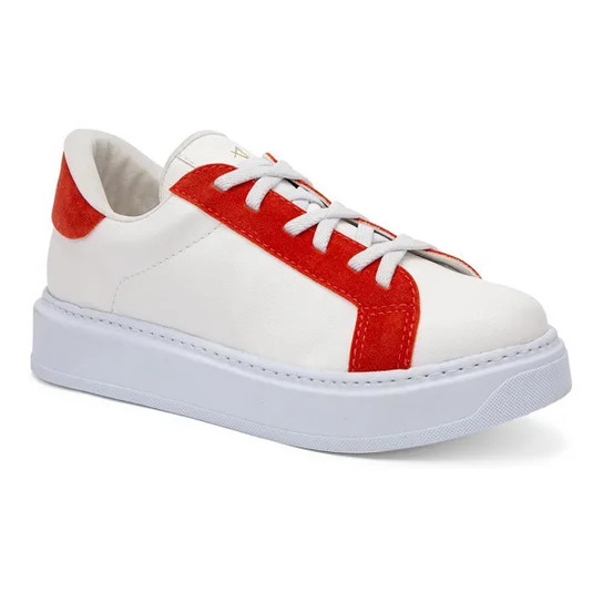 Tênis Acolchoado Calce Fácil Branco/Ocre 34 - Branco | Netshoes (BR)