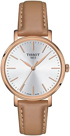 Tissot Womens Everytime Lady 316L Stainless Steel case with Rose Gold PVD Coating Quartz Watch, B... | Amazon (US)